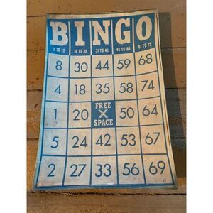 Passport Collection Vintage Glass Bingo Bent Glass Dish